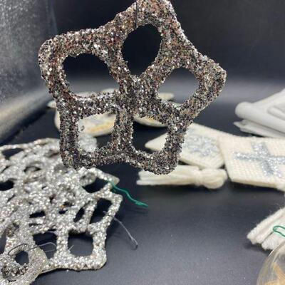 Silver Color Holiday Decor 