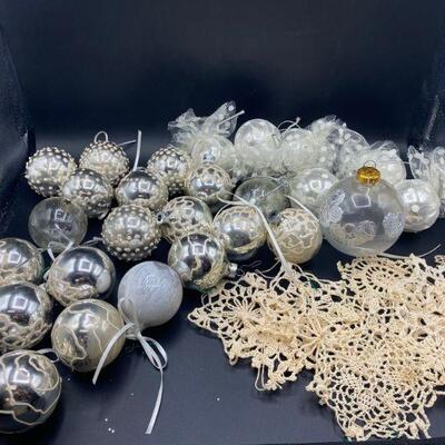 Silver Ornament Decoration Lot