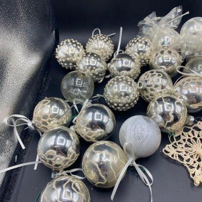 Silver Ornament Decoration Lot