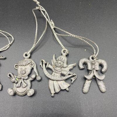 Miniature Pewter Ornaments