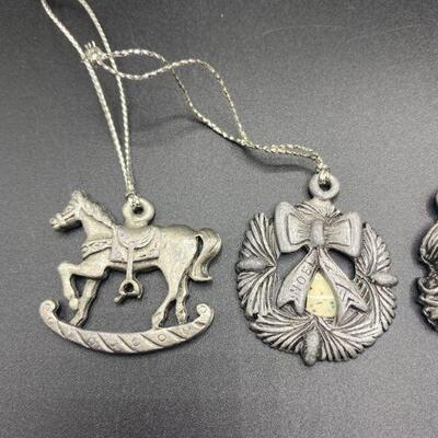 Miniature Pewter Ornaments