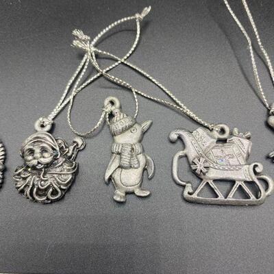 Miniature Pewter Ornaments