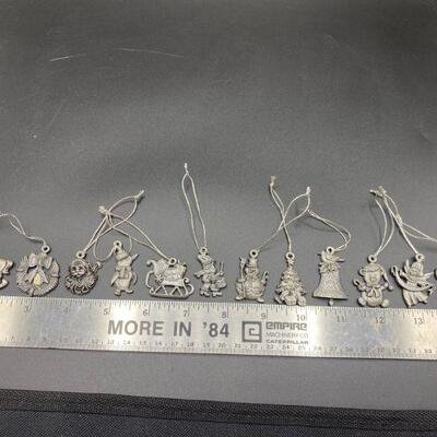 Miniature Pewter Ornaments
