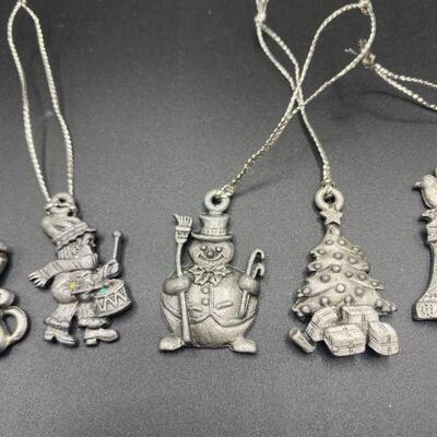 Miniature Pewter Ornaments