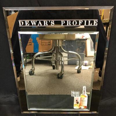 Dewarâ€™s Profile Promotional Bar Mirror