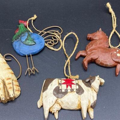 Jim Shore Animal Ornaments