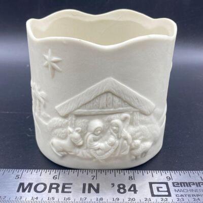 Nativity Scene Candle Holder