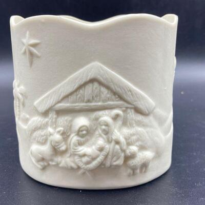 Nativity Scene Candle Holder