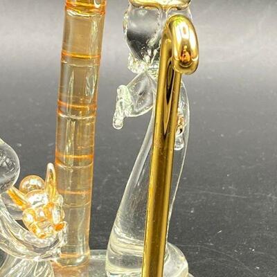 Blown Glass Nativity Scene