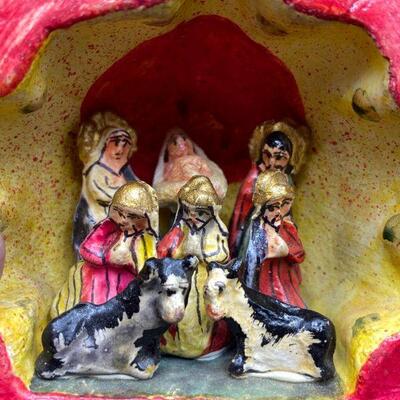 Colorful Peruvian Nativity Scene