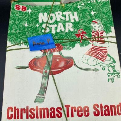 Vintage Christmas Tree Stand in Original Box