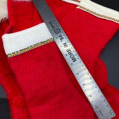 Vintage Felt Christmas Stocking