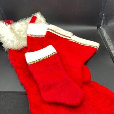Vintage Felt Christmas Stocking