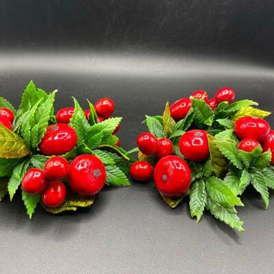 Vintage Candle Wreathes