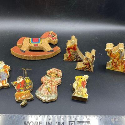 Thick Pressboard wood Ornaments