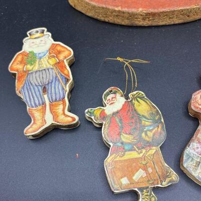 Thick Pressboard wood Ornaments