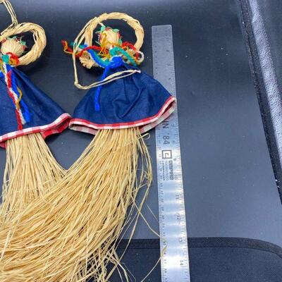 Straw Angel Figure Wall Hangings