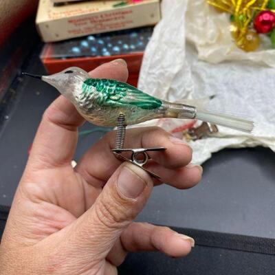 Vintage Glass Ornament Craft Project Incomplete