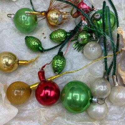 Vintage Glass Ornament Craft Project Incomplete