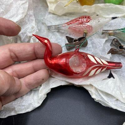 Vintage Glass Ornament Craft Project Incomplete