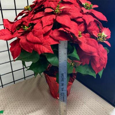 Large Artificial Poinsettia Plant