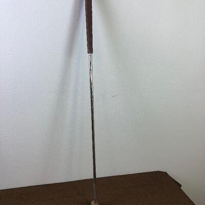 #159 Vintage Golf Putter  Brass Pipe Putter 