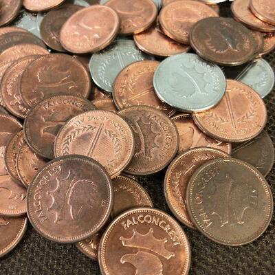 #167 Lot of Falcon Crest Tokens 