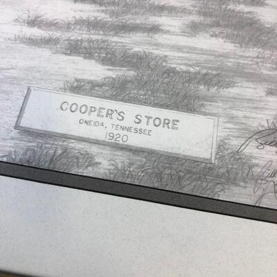 #198 Cooper's Store Signed Print 