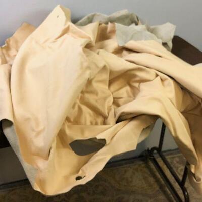 #201 Cream Leather full Cow Hide LARGE
