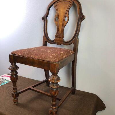 #221 Vintage Walnut Chair 