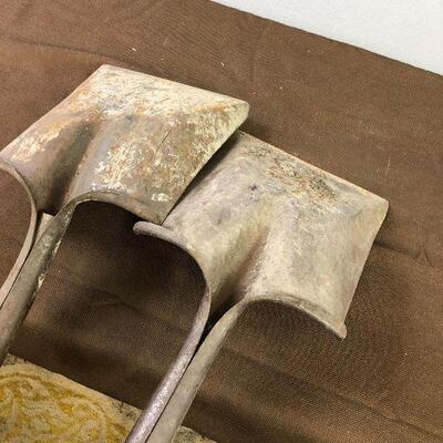 #235 PAIR OF Flat Nosed Shovels 