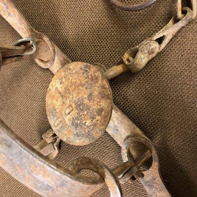 #281 Antique Leg Hold Trap - Wall Hanger