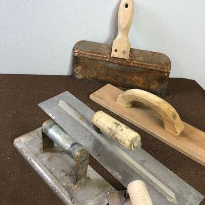 #282 Trowels (5) Concrete Tools 