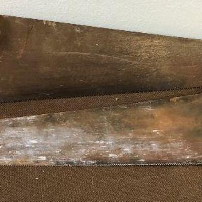 #296 Carpenters Hand Saws 