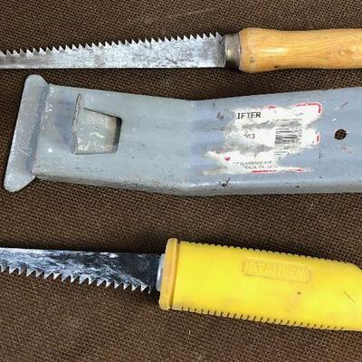 #301  Dry Wall Tools - Sheet Lifter and Hole Saw