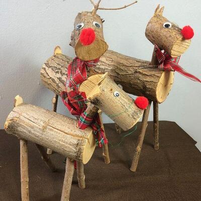 #309 Small Herd of LOG DEER