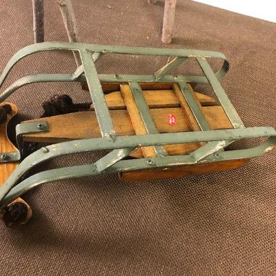 #310 SLED + A LOG DEER