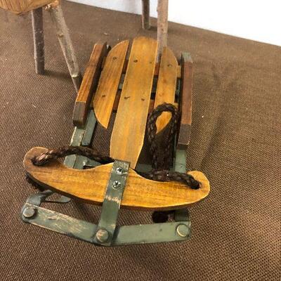 #310 SLED + A LOG DEER