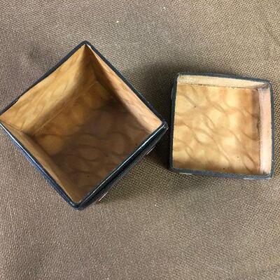 #317 Leather Dice with Lid