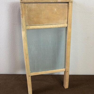 #341 Vintage Wash Board GLASS 