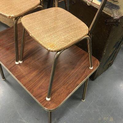 #342 Vintage Childs Table and Chairs 