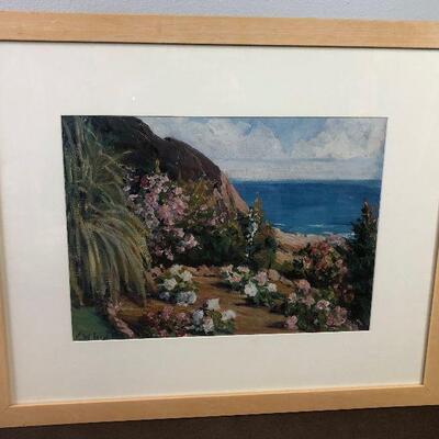 #346 Framed Print of Ocean TROPICAL ISLAND 