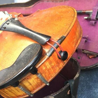 Antique 4/4 JOHN JUZEK Style Violin, Case and Bow