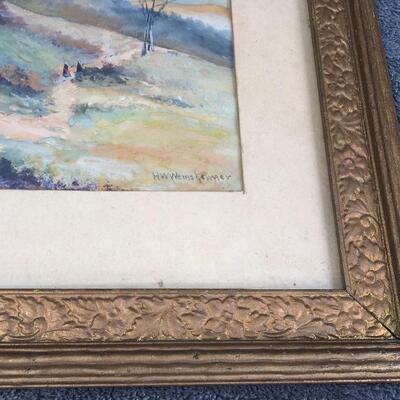 H.W. WEINSHEIMER Signed Original Watercolor 11”x8”