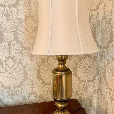 LOT 238 BRASS TABLE LAMP FROM OLD HUNTINGTON HOTEL