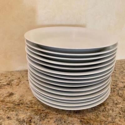 LOT 250 STACK OF WHITE PASTA BOWLS MITTEREICH BAVERIA