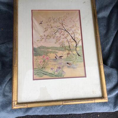 Kyoto, Japan Artist S. Iida 1977 Lithograph from Silk Art 