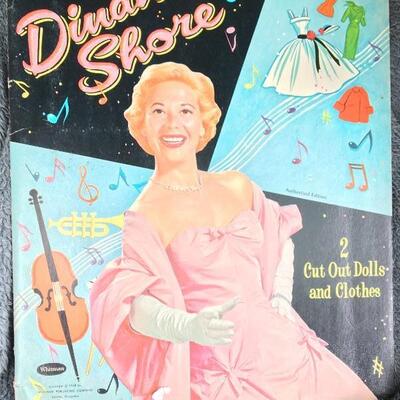 Collection of 6 Vintage Paper Doll Books with Ava Gardner and Doris Day