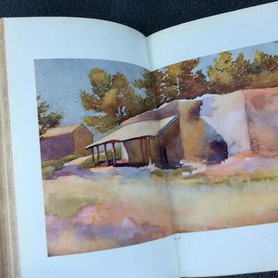 Two Antique Books with Nature, Art and Figures