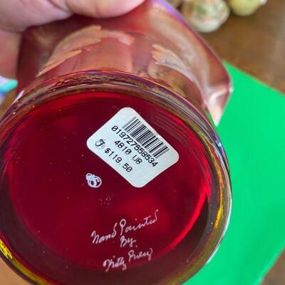 Fenton Ruby Stretch Vase